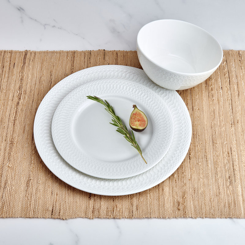 Mikasa Levi 12-Piece Bone China Dinnerware Set, Service For 4